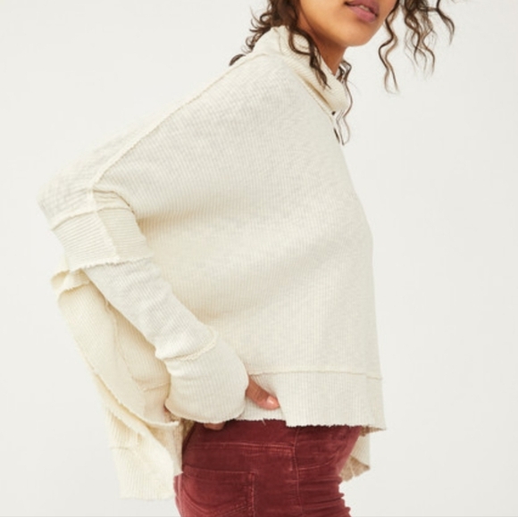 NWT We The Free People Moon Daisy Pullover Top in Starshine Small - Picture 3 of 13